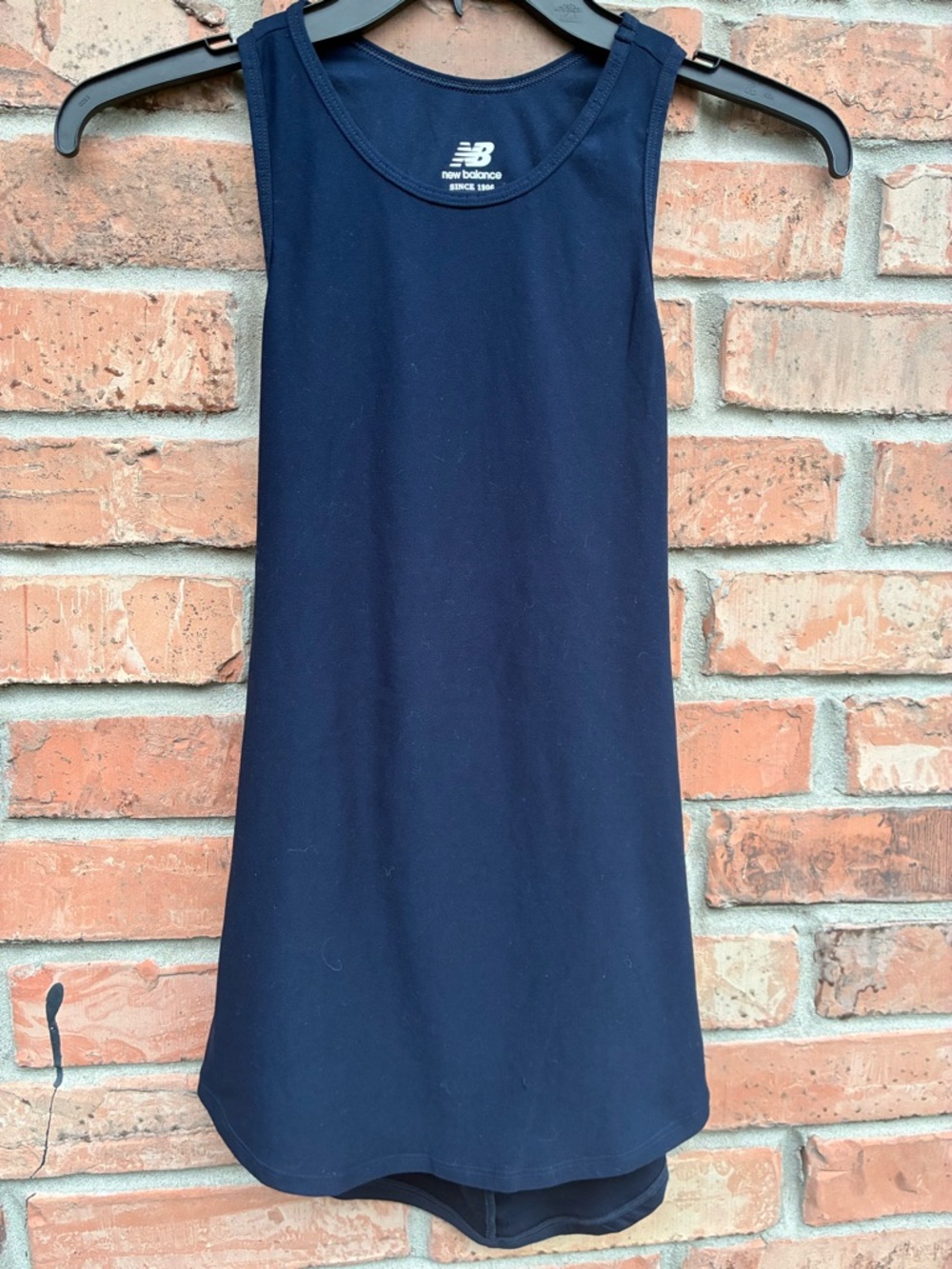 New Balance Navy Girls Sleeveless Tank Top